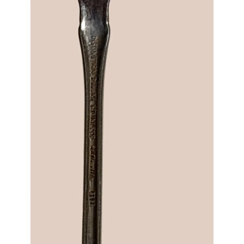 Oneida Distinction Deluxe Raphael Stainless Steel Iced‎ Tea Spoons Set Of 5